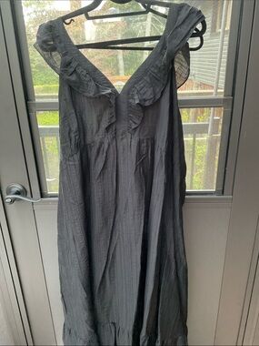 Penningtons Black Maxi Dress with Ruffle Hem
